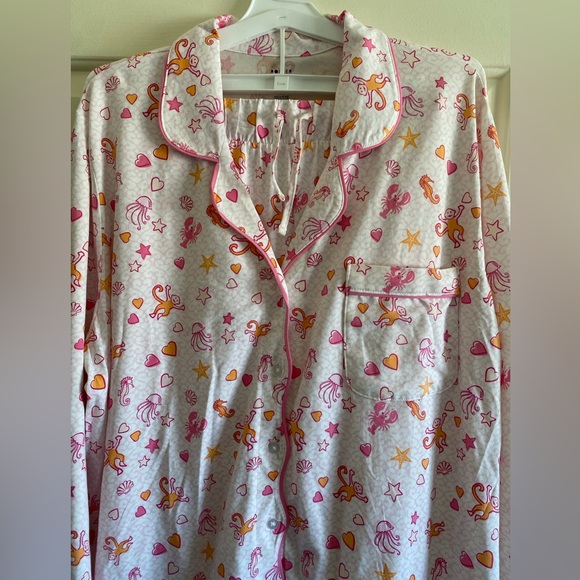 Roller Rabbit Pink Sea Life PJs - Picture 2 of 6